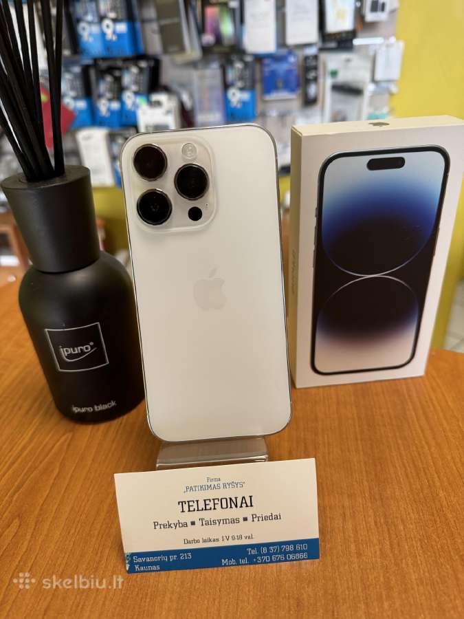 iPhone 14pro 256gb Silver Su Garantija