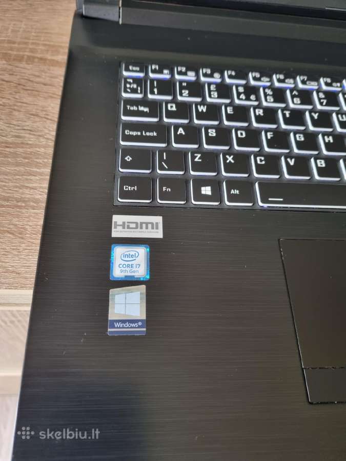 Clevo I7 512 Darbui 17,3 Fullhd - nuotraukos Nr. 4