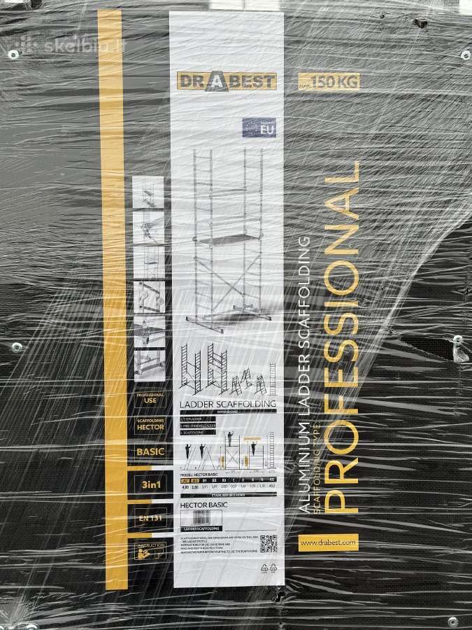 Pastoliai-kopėčios 4m arba 2m aukščio - nuotraukos Nr. 3