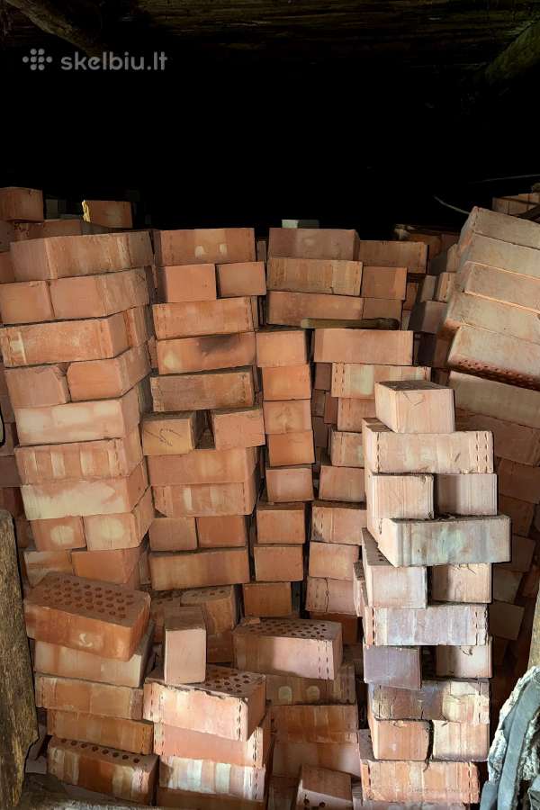 Keraminės statybinės perforuotos plytos, ~3000 vnt