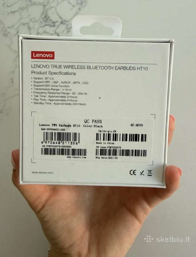 Lenovo belaidės ausinės - nuotraukos Nr. 2