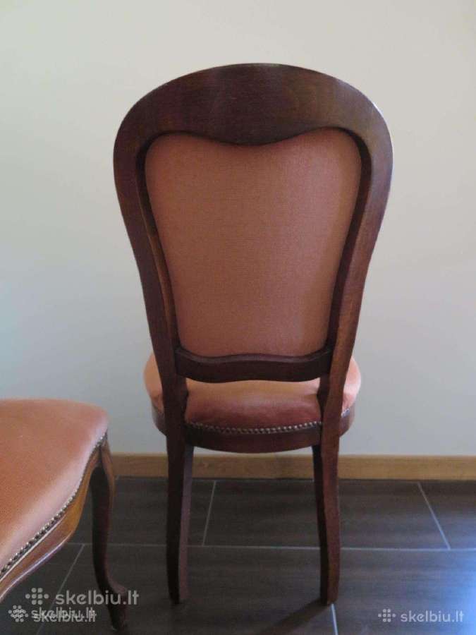 4 x klasikinės antikvarinės valgomojo kėdės - nuotraukos Nr. 5