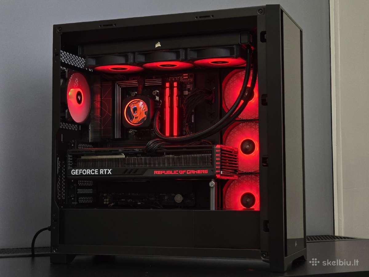 Rtx 4090 Kompiuteris su Ryzen 9 9950x3d, 64gb, 4tb - nuotraukos Nr. 2