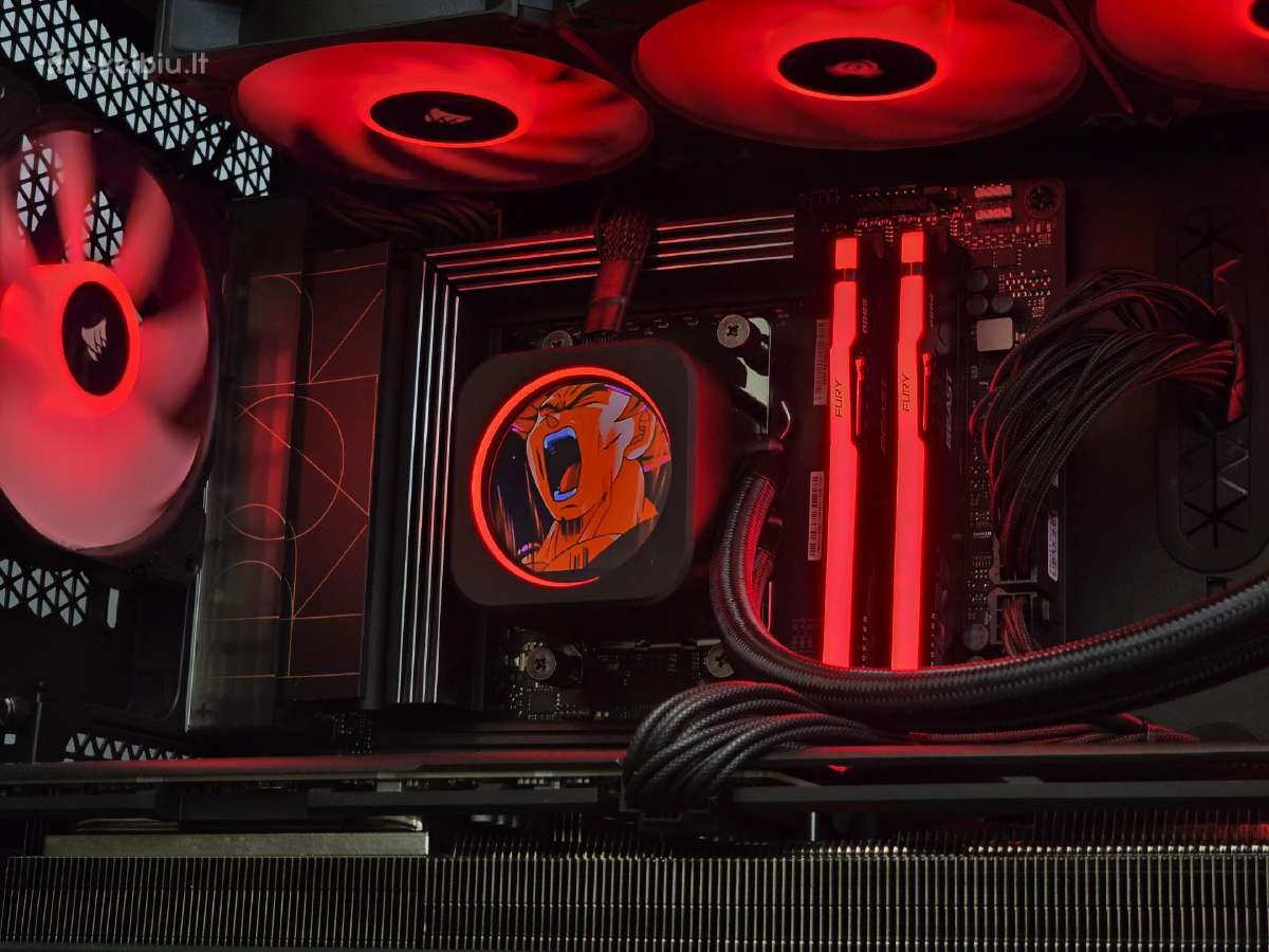 Rtx 4090 Kompiuteris su Ryzen 9 9950x3d, 64gb, 4tb - nuotraukos Nr. 3