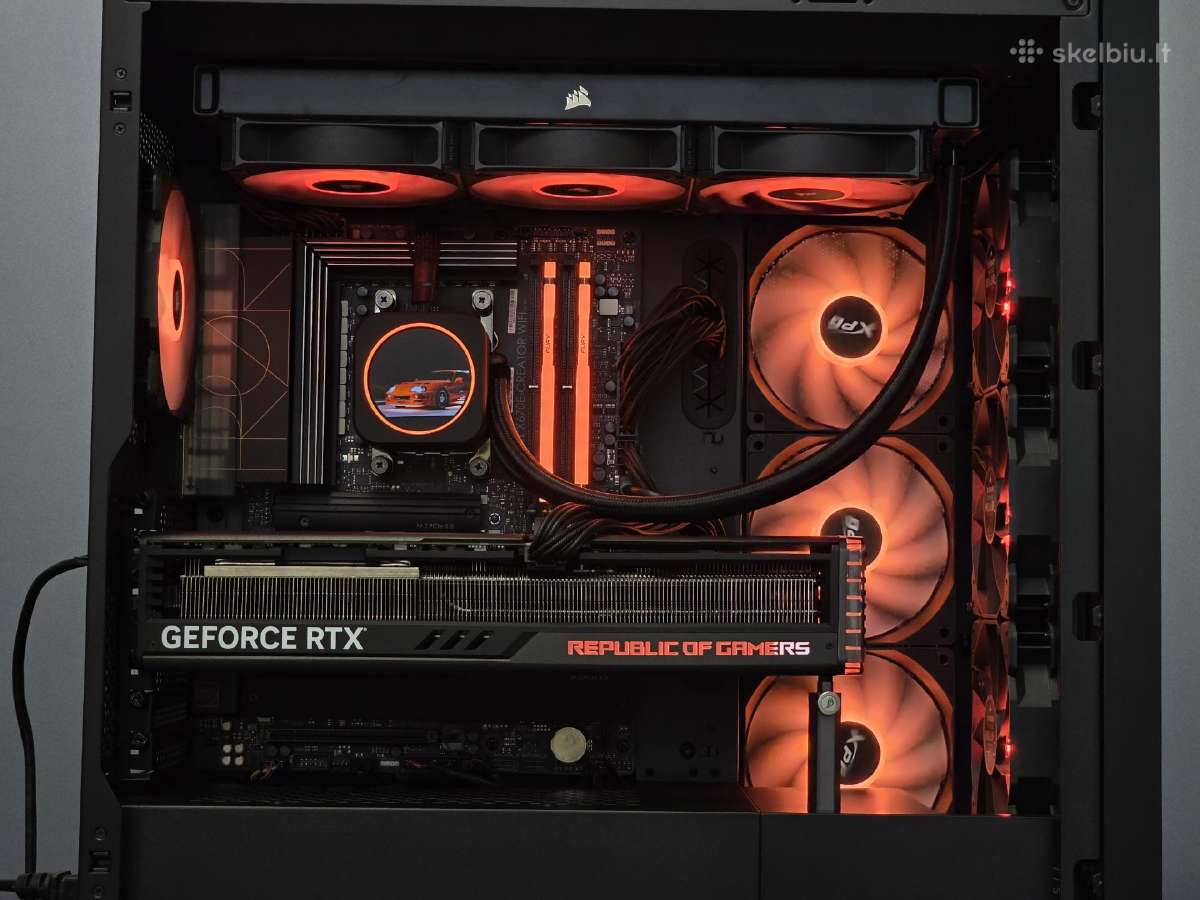 Rtx 4090 Kompiuteris su Ryzen 9 9950x3d, 64gb, 4tb - nuotraukos Nr. 6