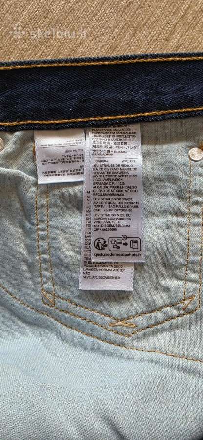 Levi's džinsai W40 L29 (JAV). Originalas 505tm. - nuotraukos Nr. 5