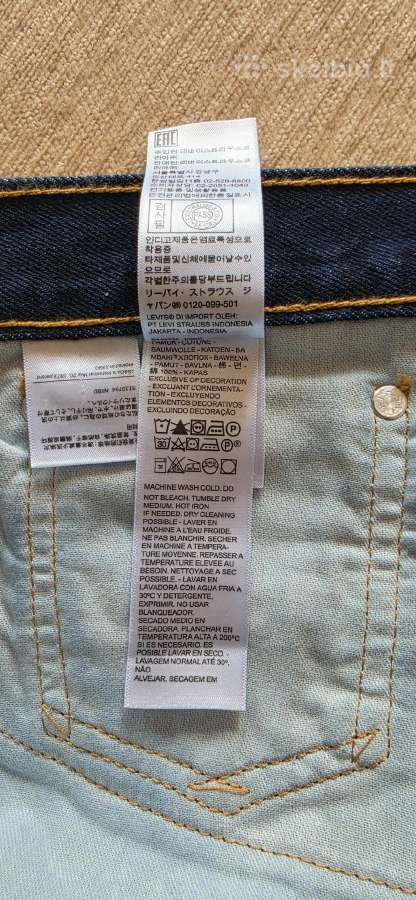 Levi's džinsai W40 L29 (JAV). Originalas 505tm. - nuotraukos Nr. 6