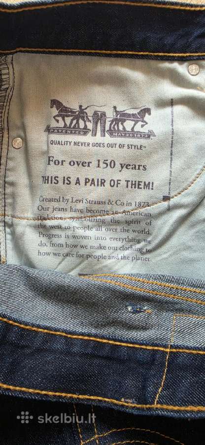 Levi's džinsai W40 L29 (JAV). Originalas 505tm. - nuotraukos Nr. 7