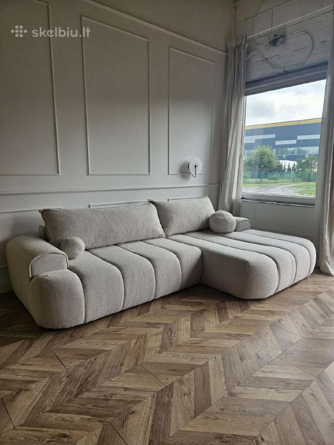 Parduodama nauja kampinė sofa