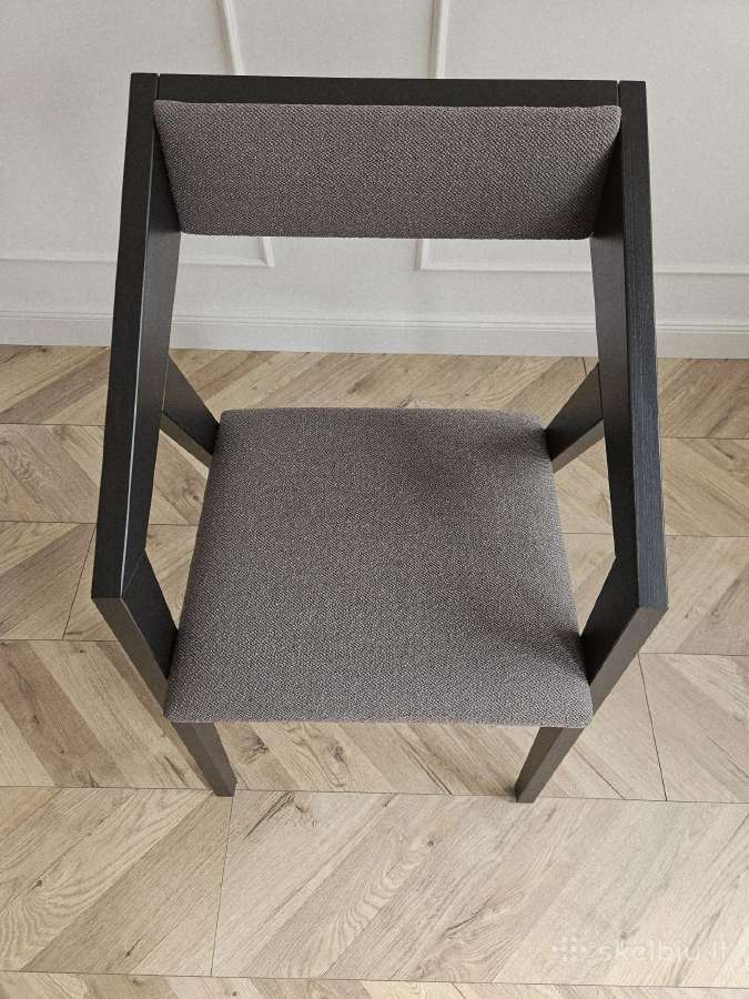 Nauja ąžuolinė kėdė su kokybišku audiniu - nuotraukos Nr. 8