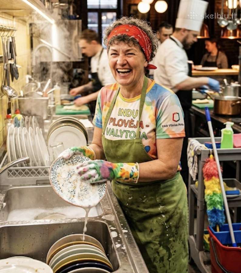 Ieškome indų plovėjos - valytojos senamiestyje