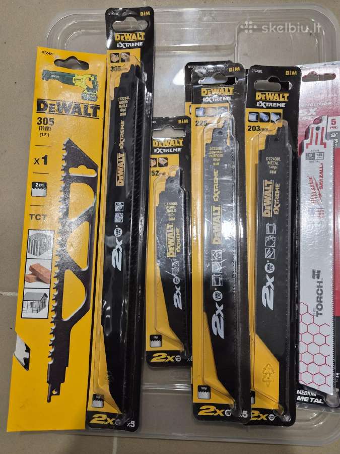 Dewalt extremm tiesinio pjuklai