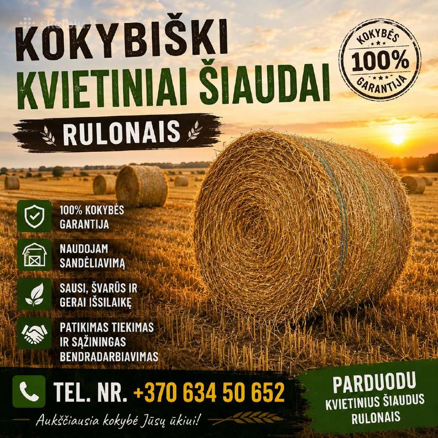 Kvietiniai šiaudai