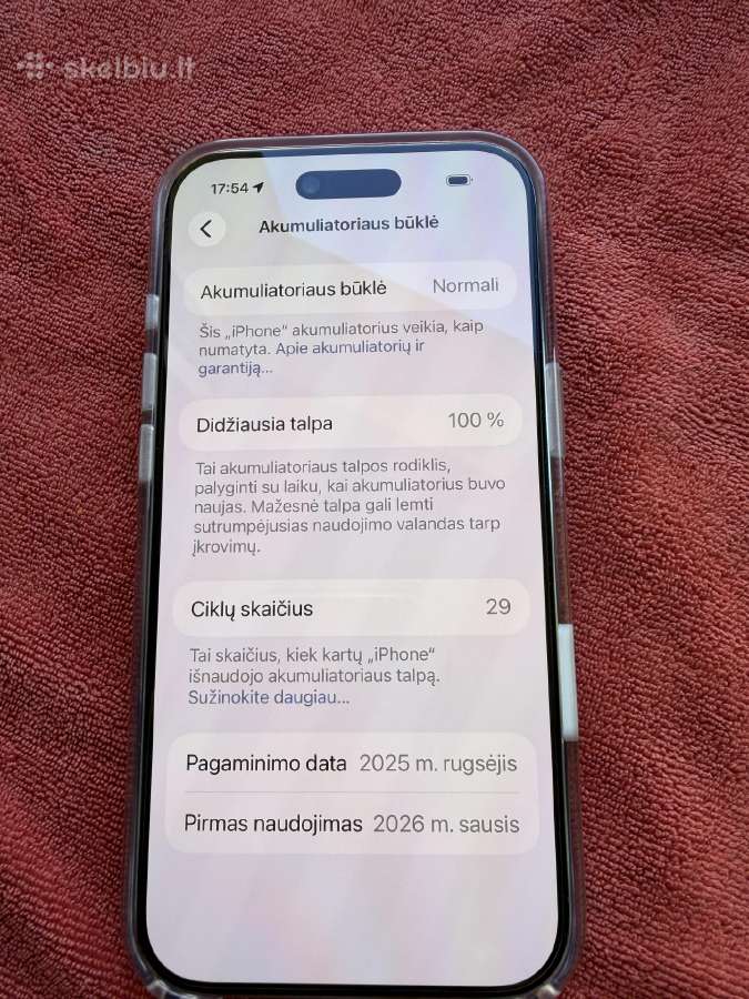 iPhone Air sky blue 256 GB - nuotraukos Nr. 3