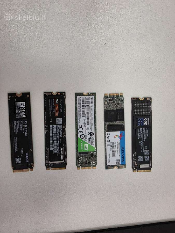 Naudoti SSD diskai