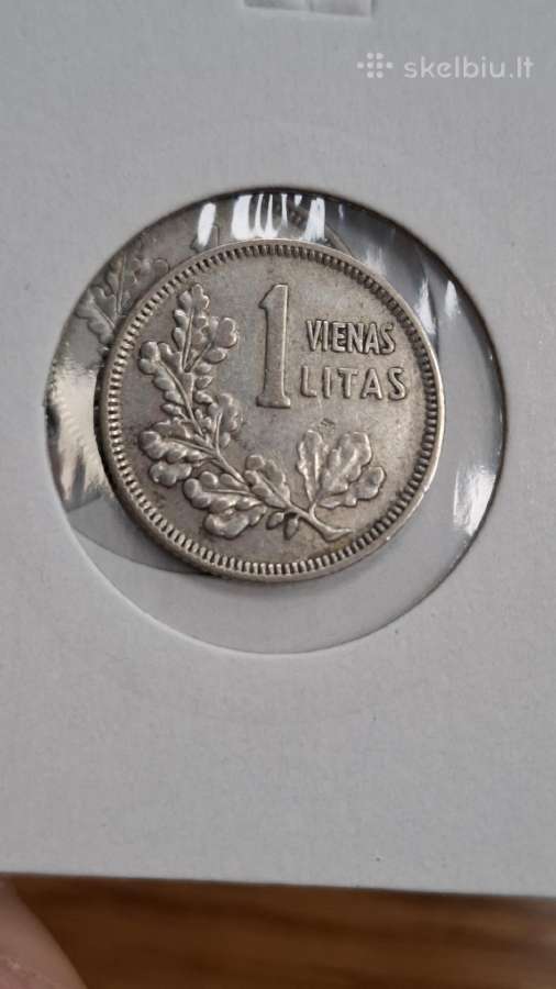 Lietuva 1925 1 litas sidabras