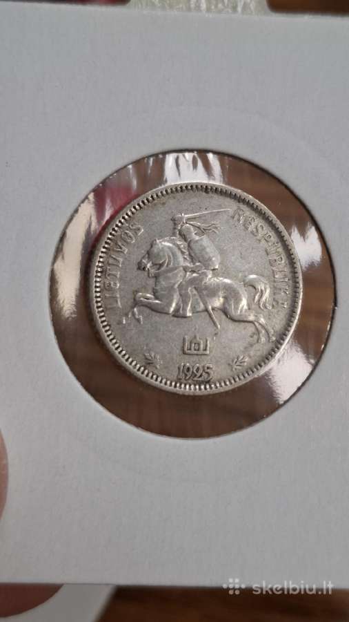 Lietuva 1925 1 litas sidabras - nuotraukos Nr. 5