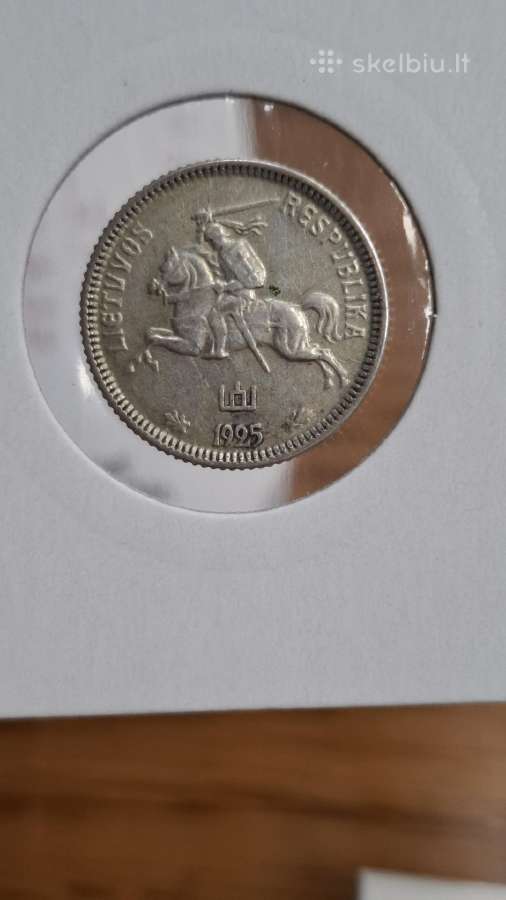 Lietuva 1925 m. 1 litas sidabras - nuotraukos Nr. 8