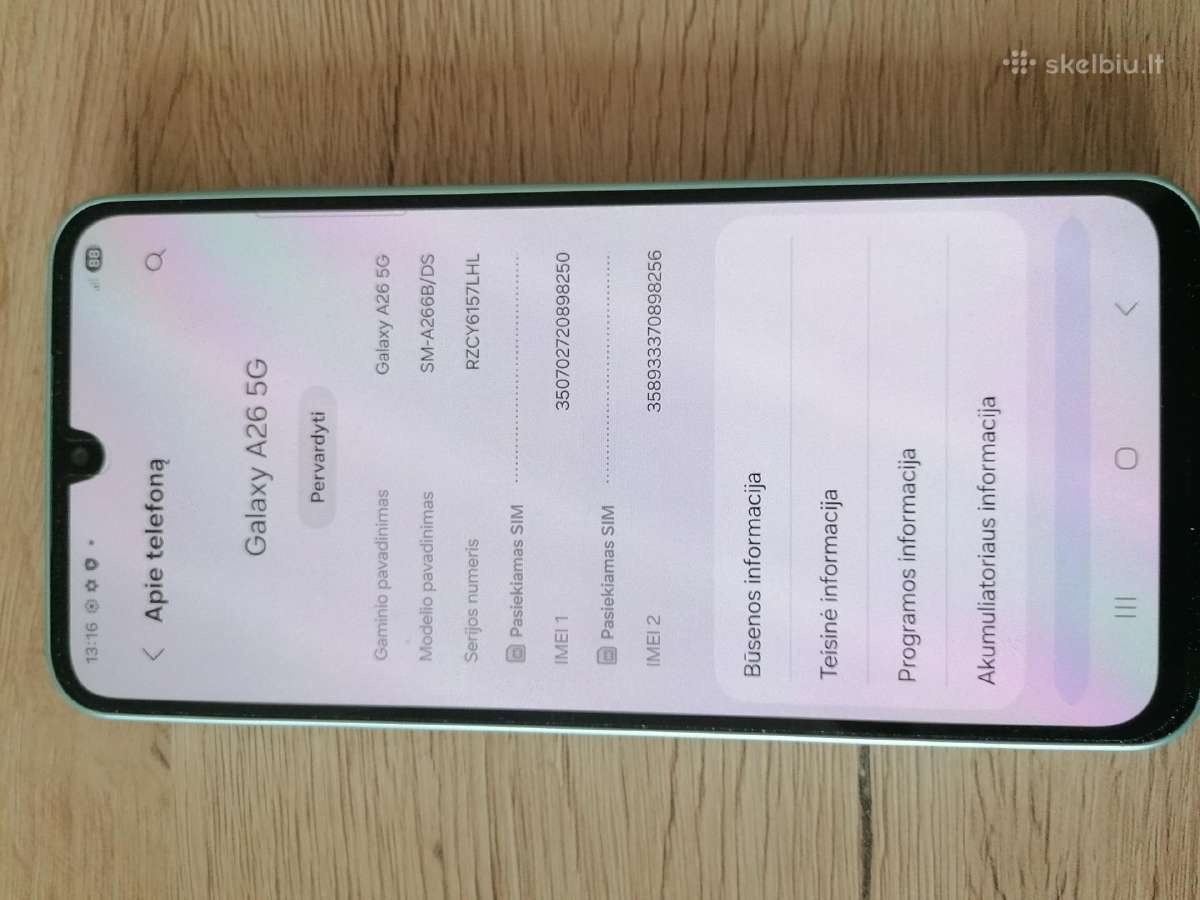 Samsung galaxy A26 5G