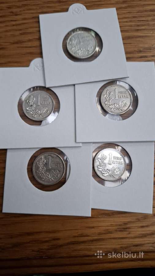 Lietuva 1 litas 1925 sidabras