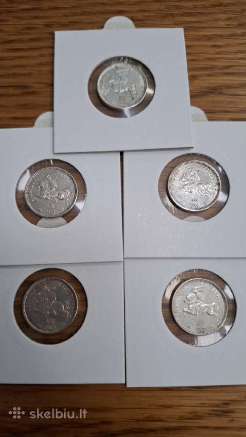 Lietuva 1 litas 1925 sidabras - nuotraukos Nr. 2