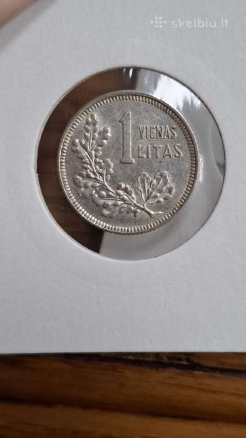 Lietuva 1 litas 1925 sidabras - nuotraukos Nr. 4
