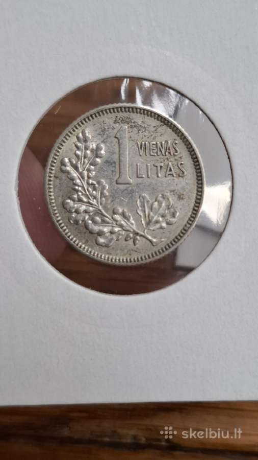 Lietuva 1 litas 1925 sidabras - nuotraukos Nr. 6