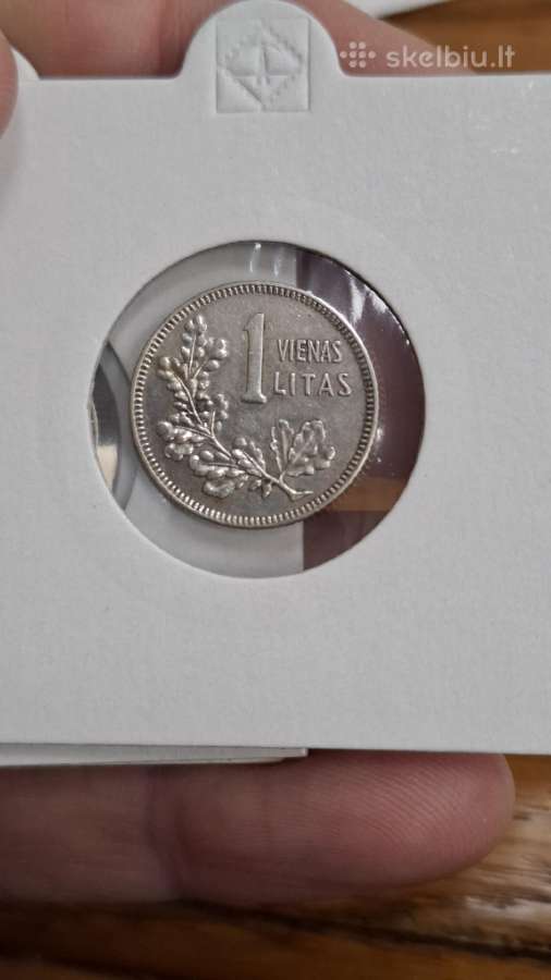 Lietuva 1 litas 1925 sidabras - nuotraukos Nr. 8