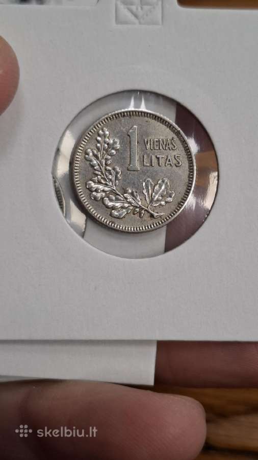 Lietuva 1 litas 1925 sidabras - nuotraukos Nr. 12