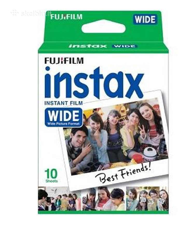 Fujifilm Instax Wide Glossy fotoplokštelės.