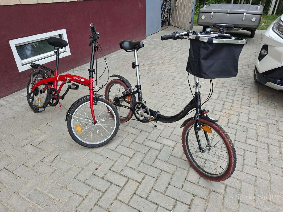 Parduodu du sulankstomus dviračius. Kaina už abu.