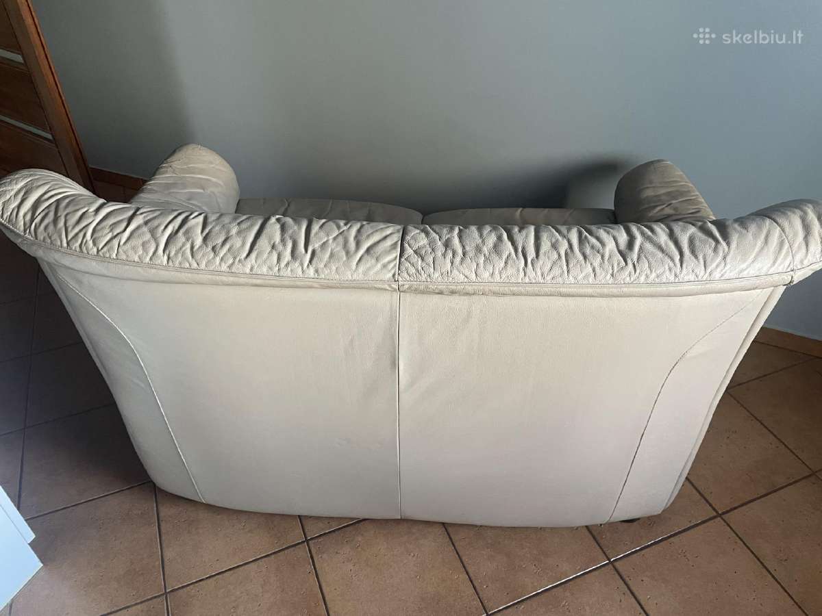 Odinė sofa - nuotraukos Nr. 3