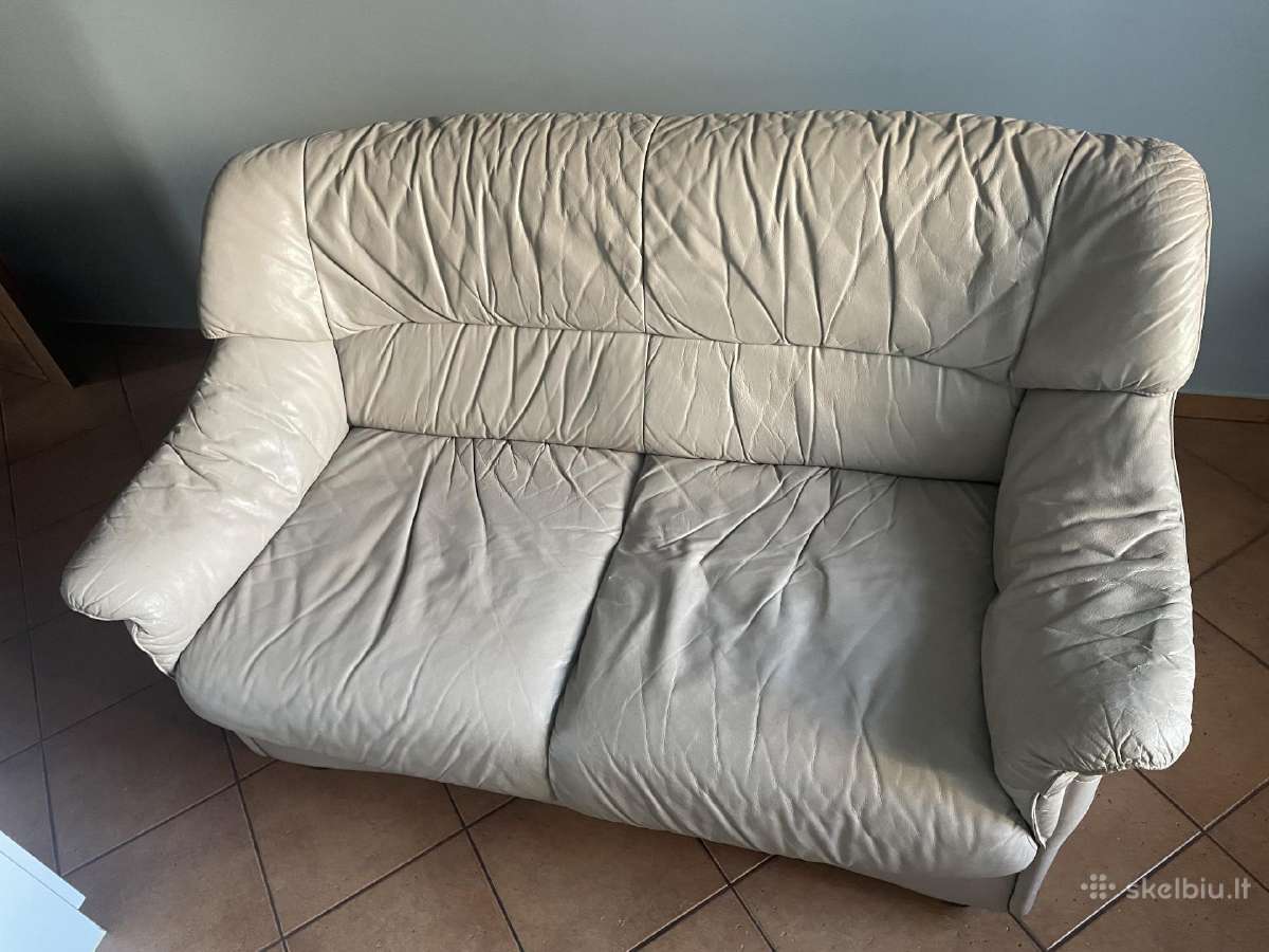 Odinė sofa - nuotraukos Nr. 4