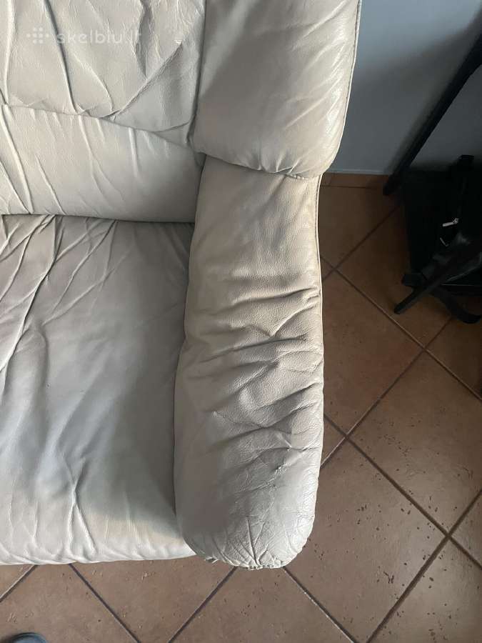Odinė sofa - nuotraukos Nr. 6