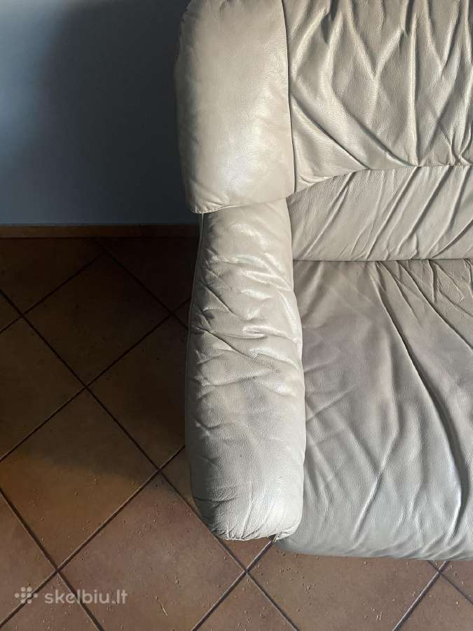 Odinė sofa - nuotraukos Nr. 7