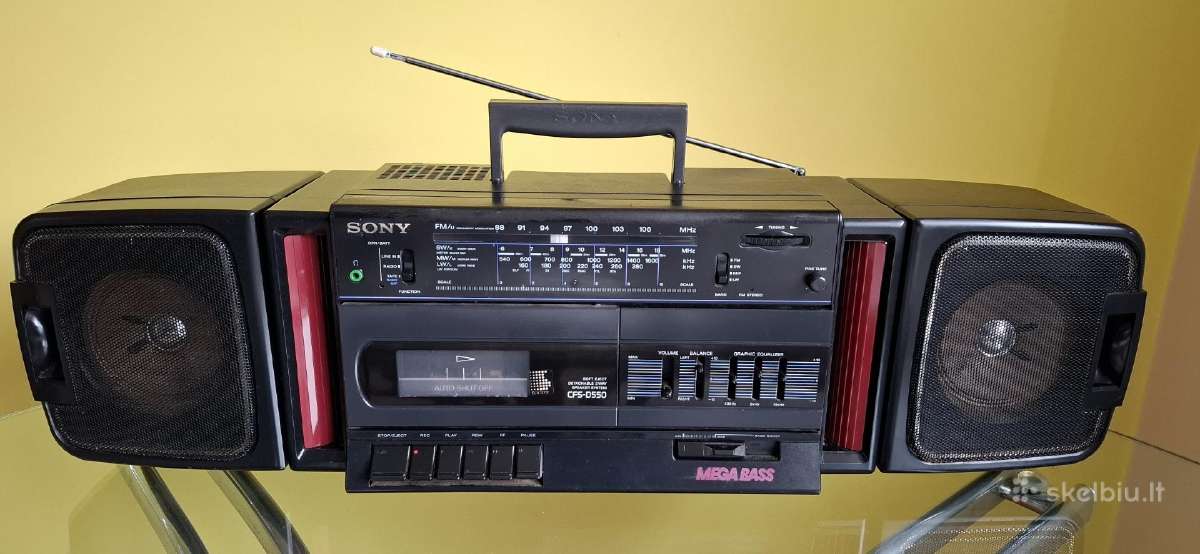 Boombox magnetola Sony Cfs - D550 - nuotraukos Nr. 2