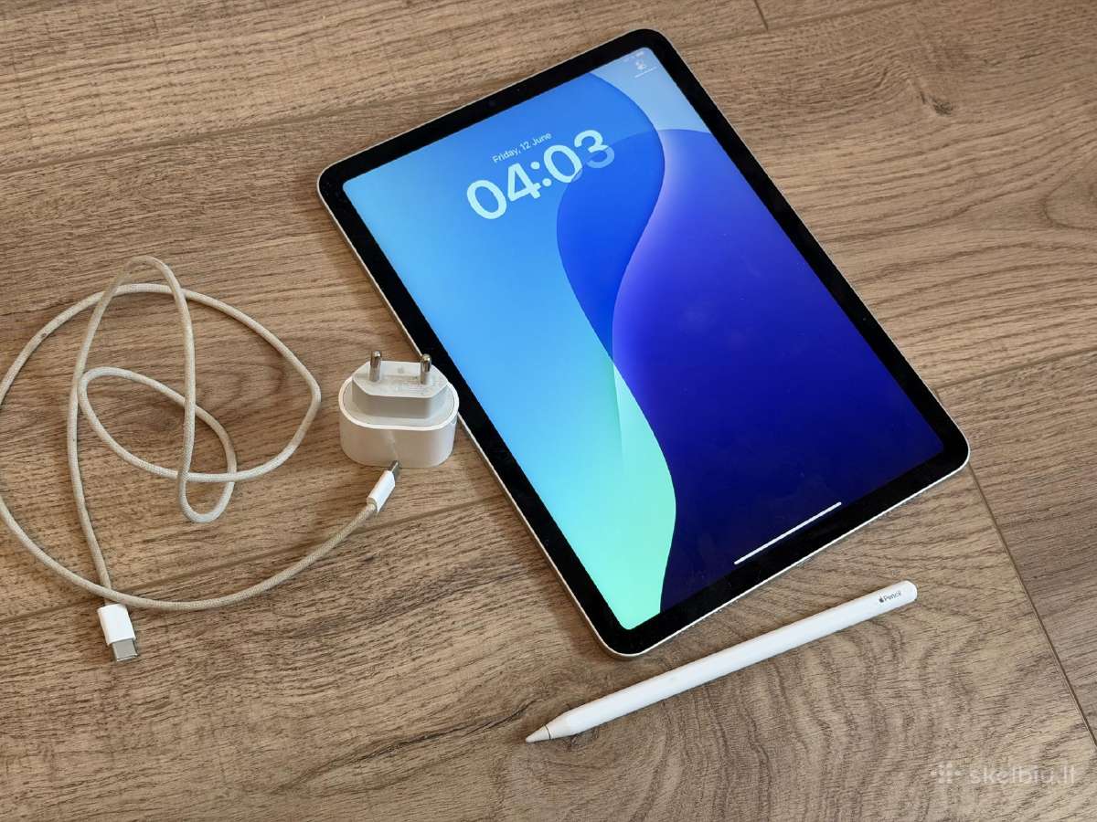 Apple iPad Air 5th M1 su originaliu Apple pen 2!