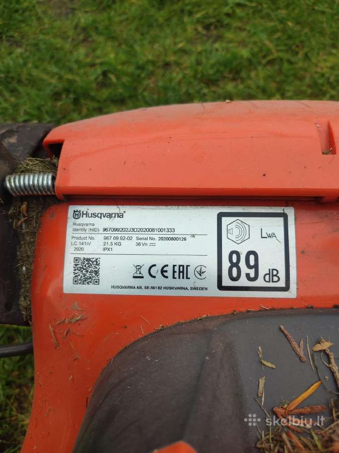 Husqvarna su baterijomis zolepjove - nuotraukos Nr. 2