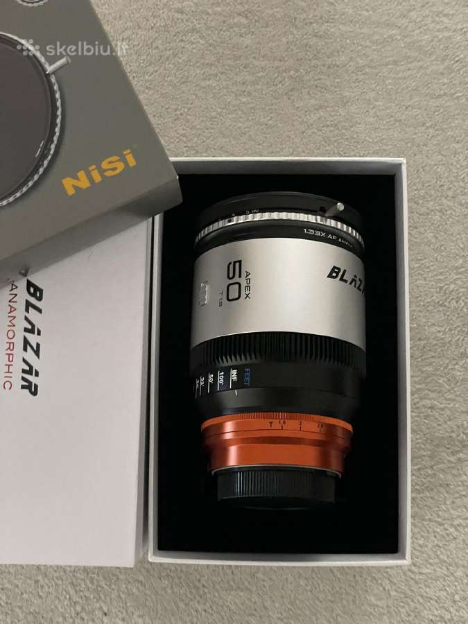 Blazar Apex 50mm T1.8 Anamorphic Lens autofocus L