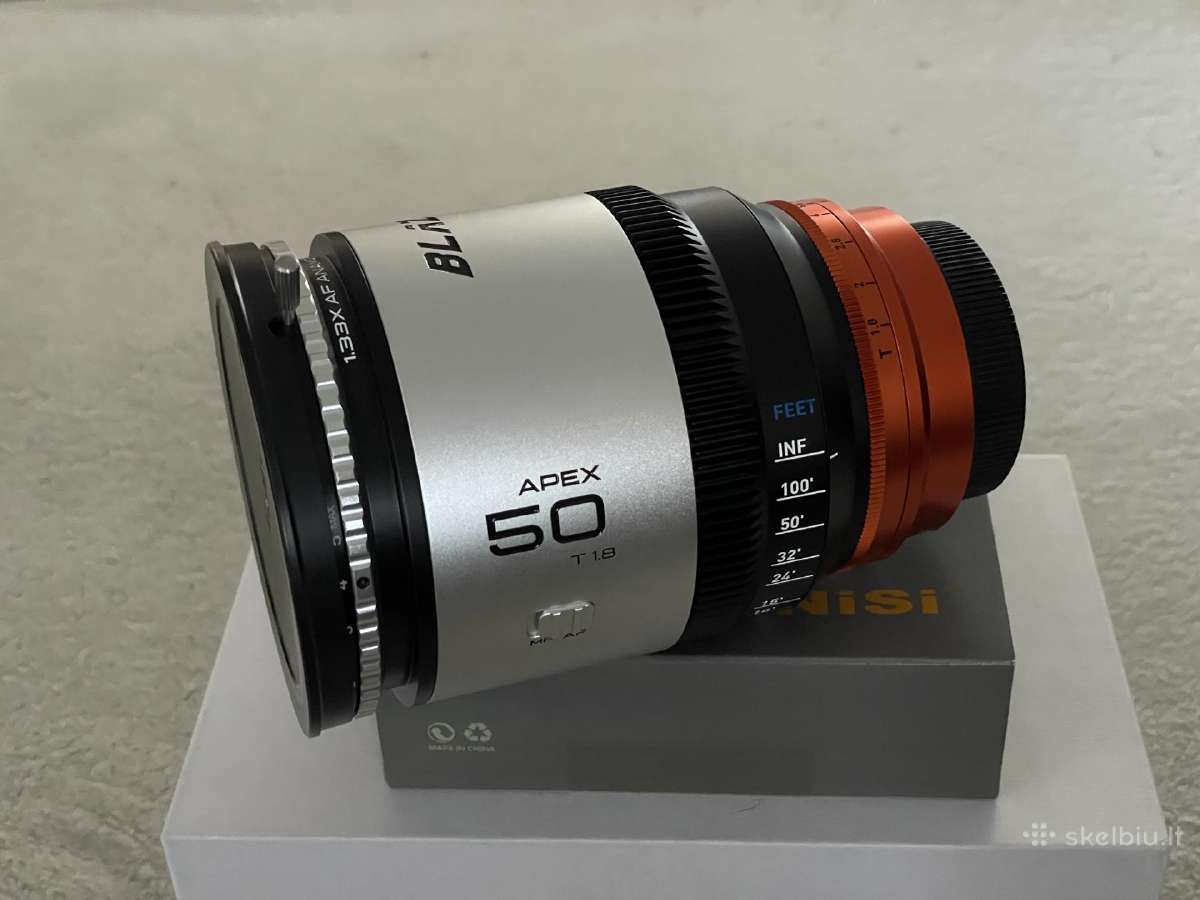 Blazar Apex 50mm T1.8 Anamorphic Lens autofocus L - nuotraukos Nr. 2