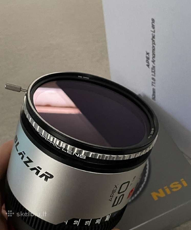 Blazar Apex 50mm T1.8 Anamorphic Lens autofocus L - nuotraukos Nr. 4