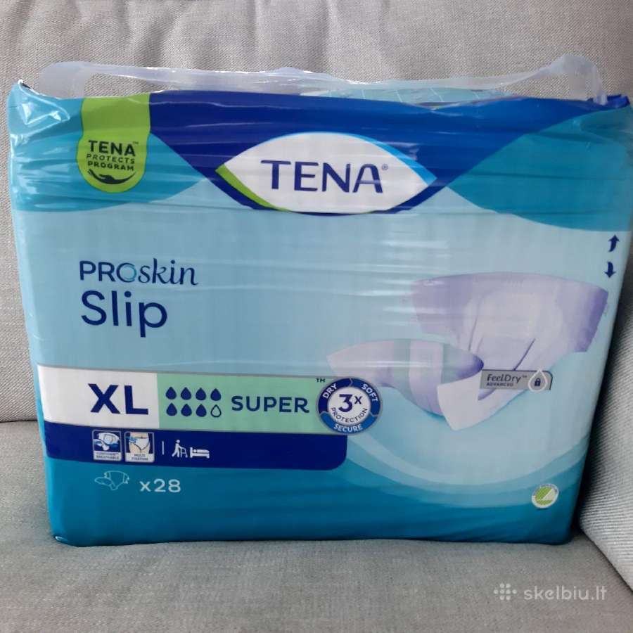 Sauskelnės Tena Proskin XL