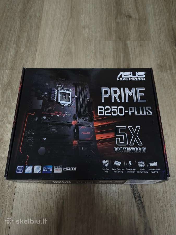 Parduodu motininę plokštę Asus Prime B250-plus