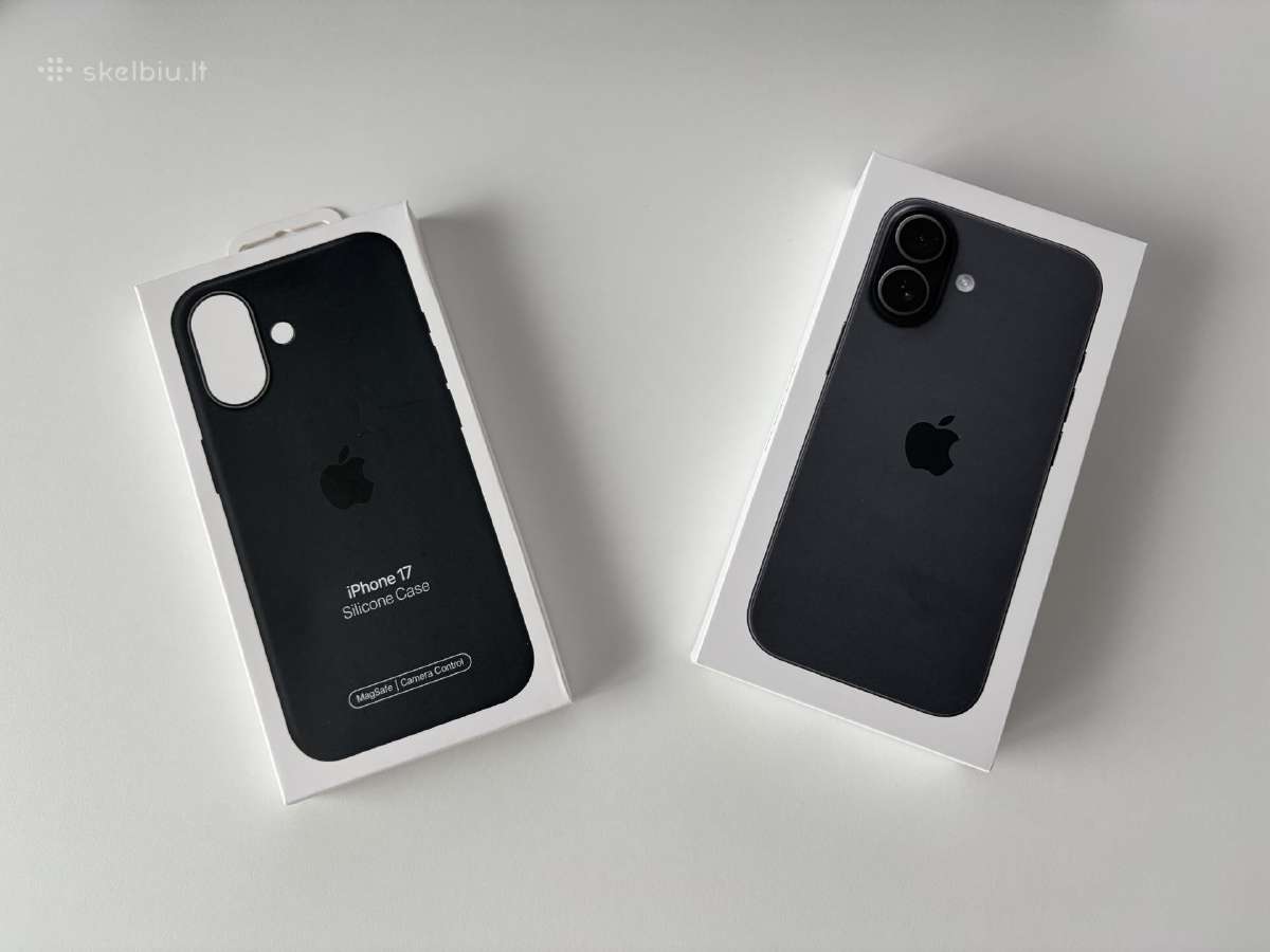iPhone 17 base 256gb juodos spalvos - nuotraukos Nr. 7
