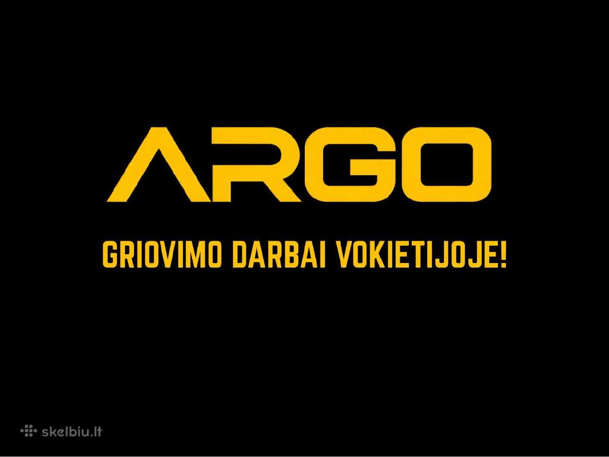 Griovimo darbai Vokietijoje pagalbiniai