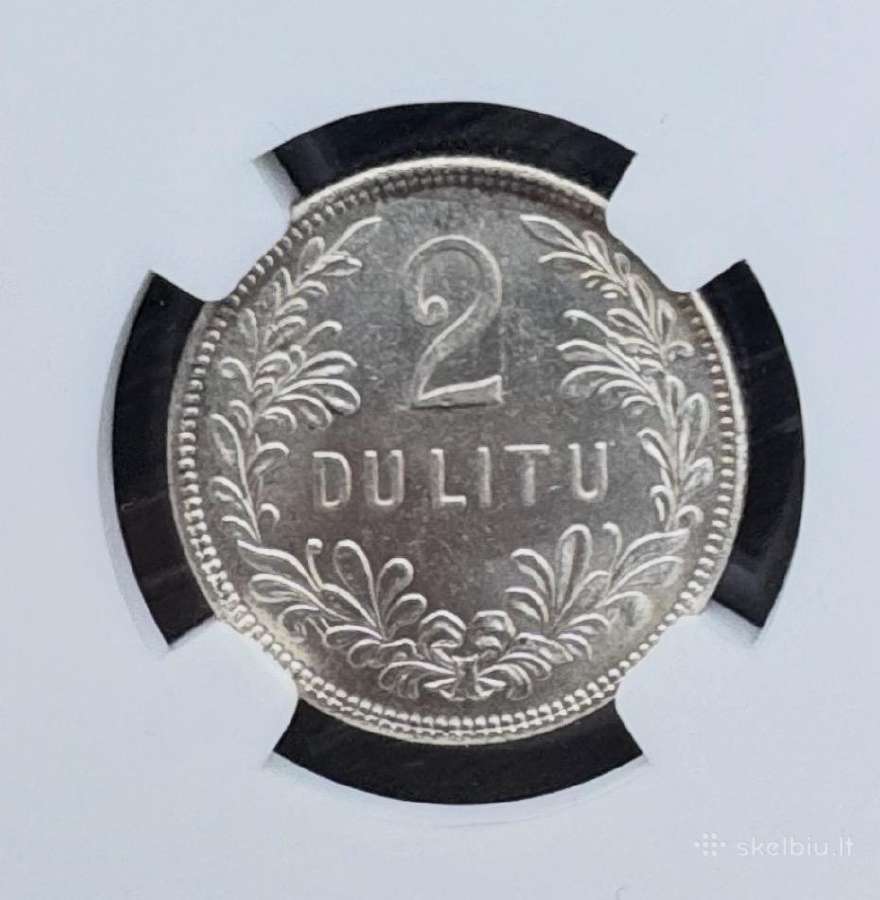 1925 m. Lietuvos 2 litai – Ngc Ms63 - nuotraukos Nr. 2