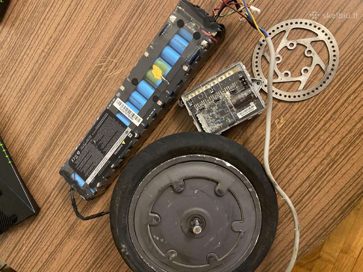 Xiaomi motoras, kontroleris, baterija