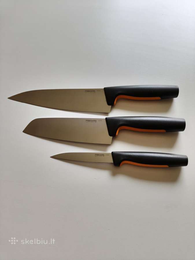 Fiskars peilių rinkinys su stovu, 4 dalių - nuotraukos Nr. 5