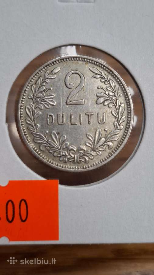 Lietuva 1925 2 litu sidabras - nuotraukos Nr. 9