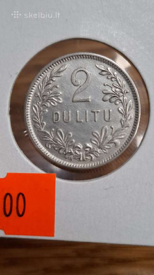 Lietuva 1925 2 litu sidabras - nuotraukos Nr. 11